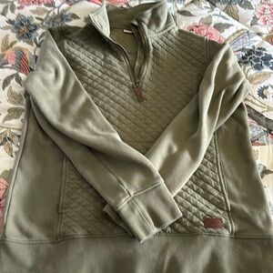 LL Bean women’s zip pullover cotton